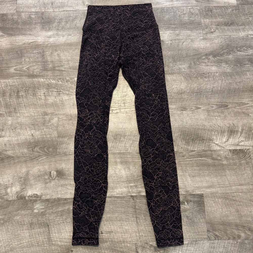 Lululemon Athletica Black Lace Leggings